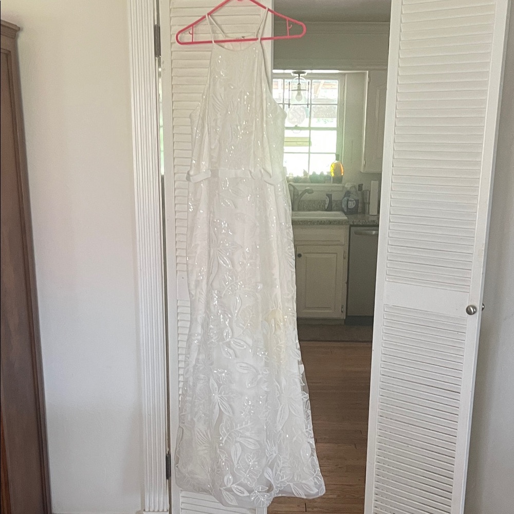 Studio White Satin Dress